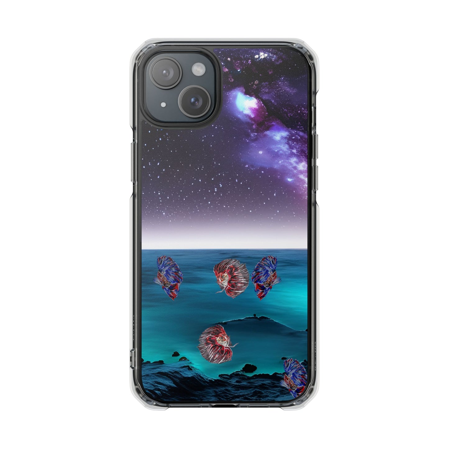 MagSafe® Galactic Ocean Clear Impact Cases (iPhone 16 & more)