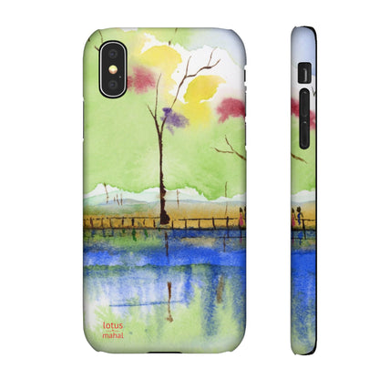 Tidal Flowers iPhone & Samsung Snap Cases