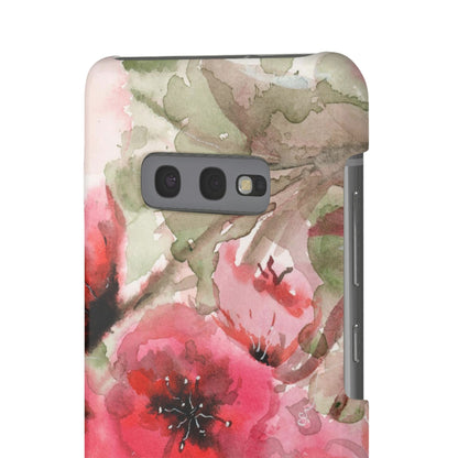 Evening Flowers iPhone & Samsung Snap Cases