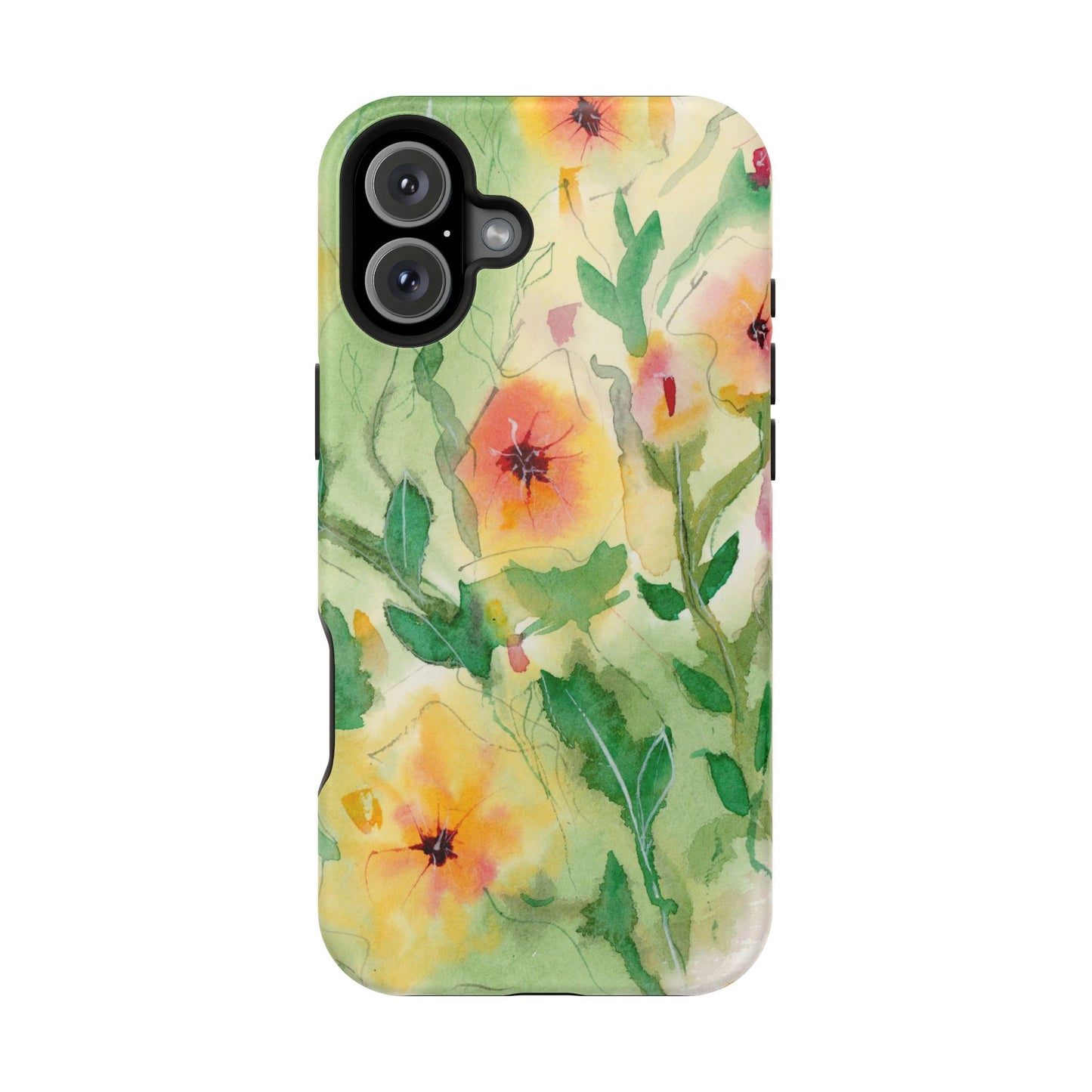 Sunset Flowers MagSafe® Impact Cases (iPhone 16 and others)