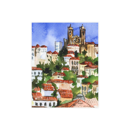 2 Nights in Porto – Watercolor Printed Postcard