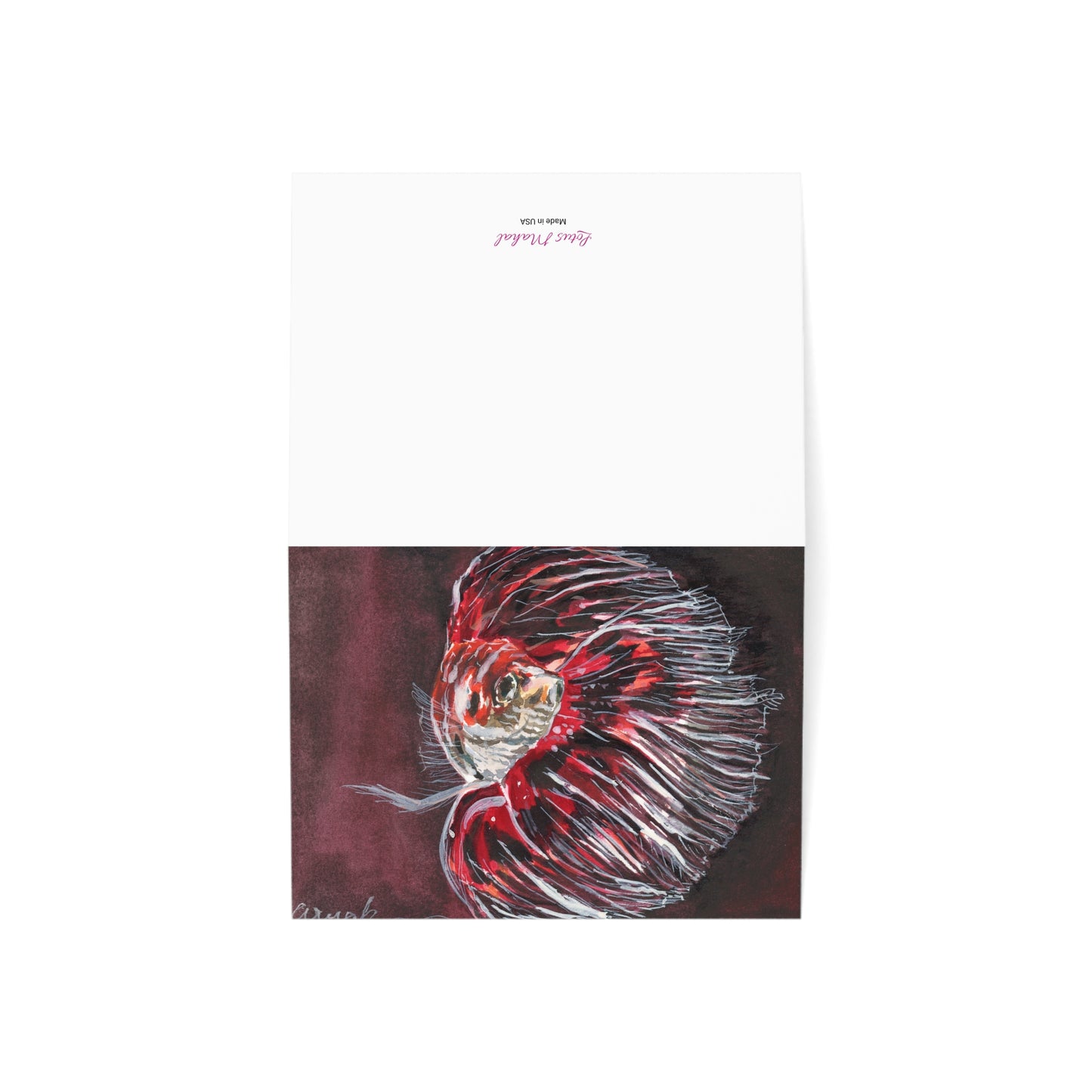 Beta Fish All Occasions Greeting Cards