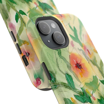 Sunset Flowers MagSafe® Impact Cases (iPhone 16 and others)