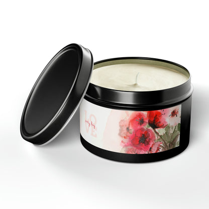 Poppy Love Everyday Tin Candles