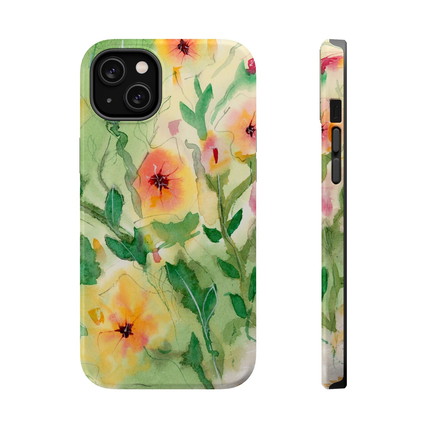 Sunset Flowers MagSafe® Impact Cases (iPhone 16 and others)