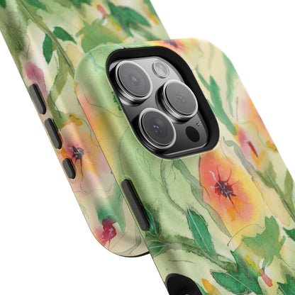 Sunset Flowers MagSafe® Impact Cases (iPhone 16 and others)