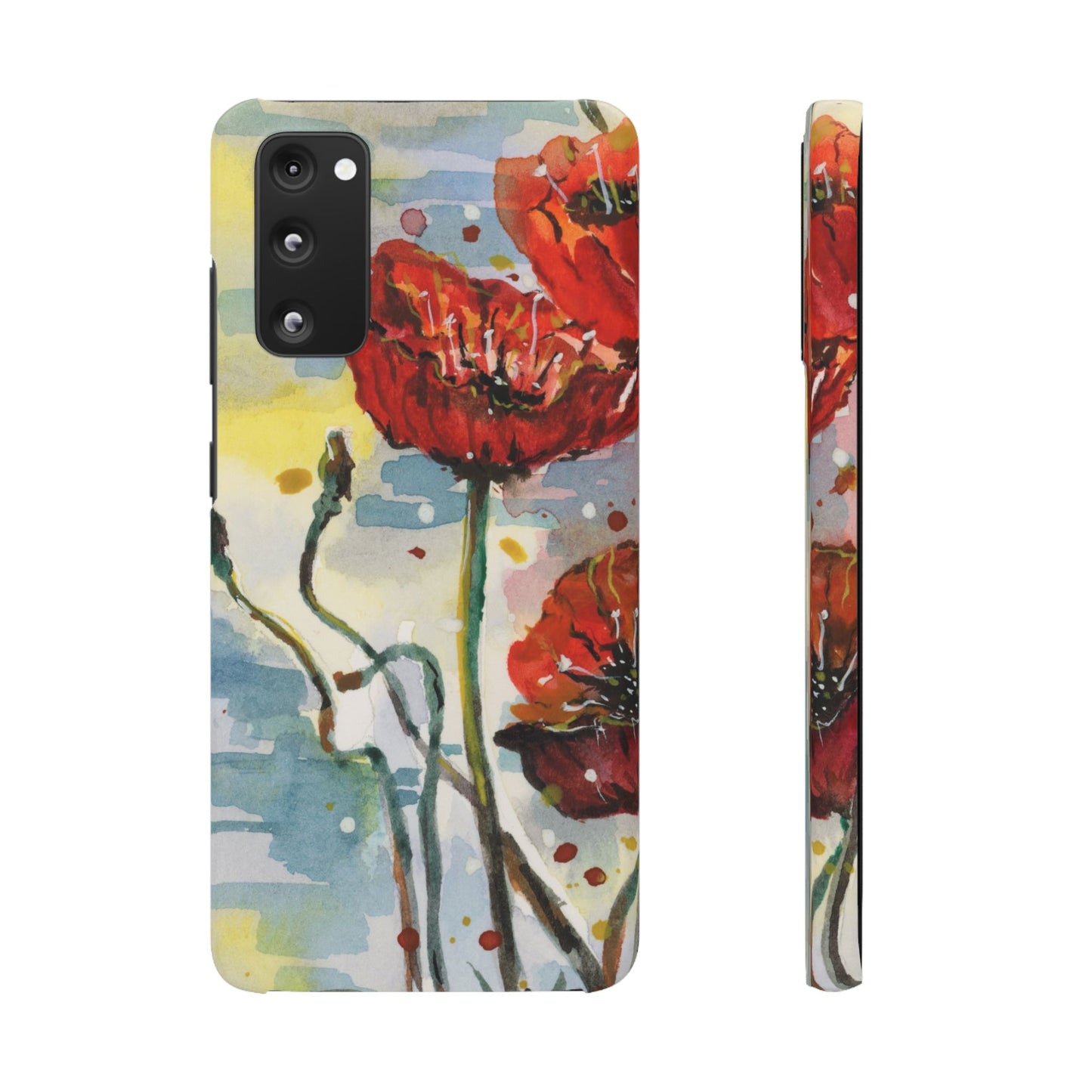 Poppy Love iPhone & Samsung Snap Cases