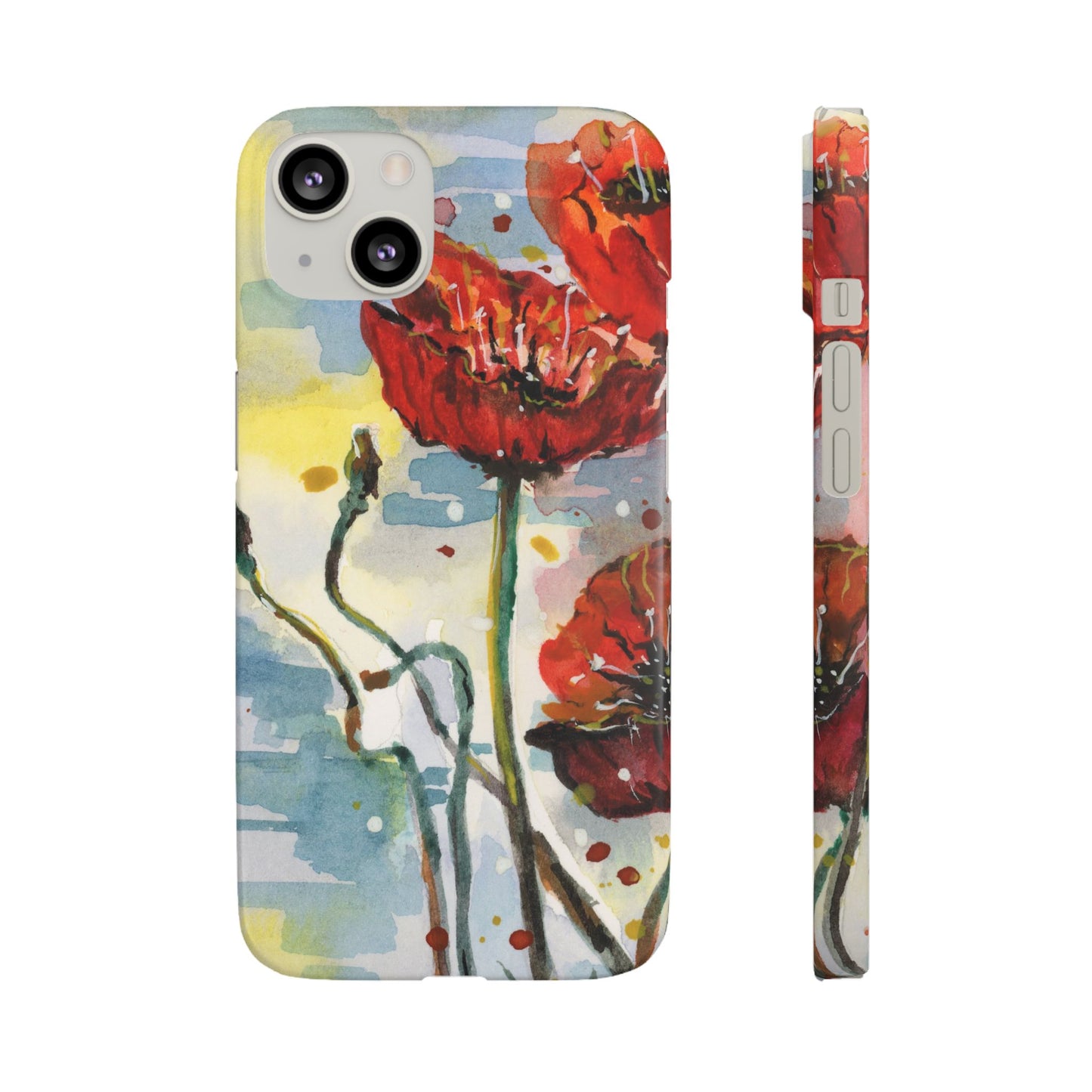 Poppy Love iPhone & Samsung Snap Cases