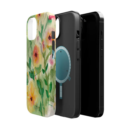 Sunset Flowers MagSafe® Impact Cases (iPhone 16 and others)