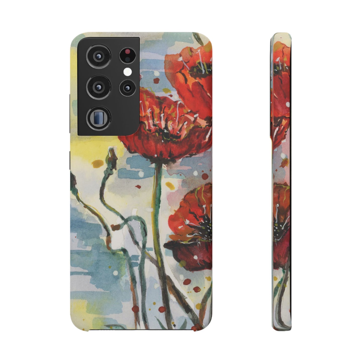 Poppy Love iPhone & Samsung Snap Cases