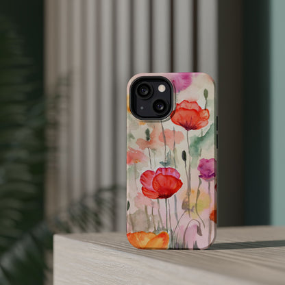 Winter Flowers MagSafe® Impact Cases (iPhone 16 and others)