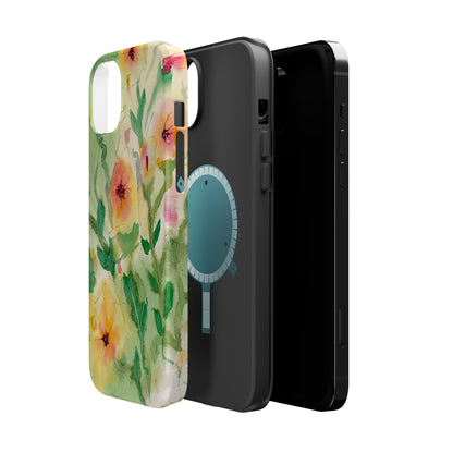 Sunset Flowers MagSafe® Impact Cases (iPhone 16 and others)