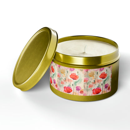 Wild Flowers Handmade Art Candles