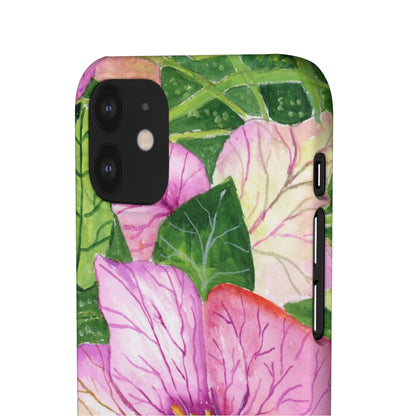 Magic Flowers iPhone & Samsung Snap Cases