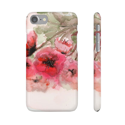 Evening Flowers iPhone & Samsung Snap Cases