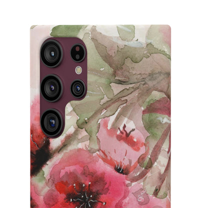 Evening Flowers iPhone & Samsung Snap Cases