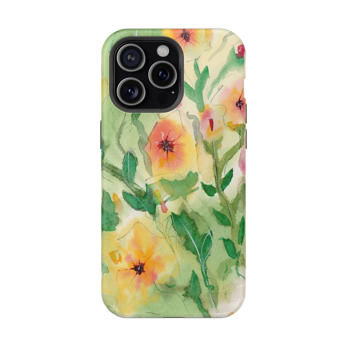 Sunset Flowers MagSafe® Impact Cases (iPhone 16 and others)