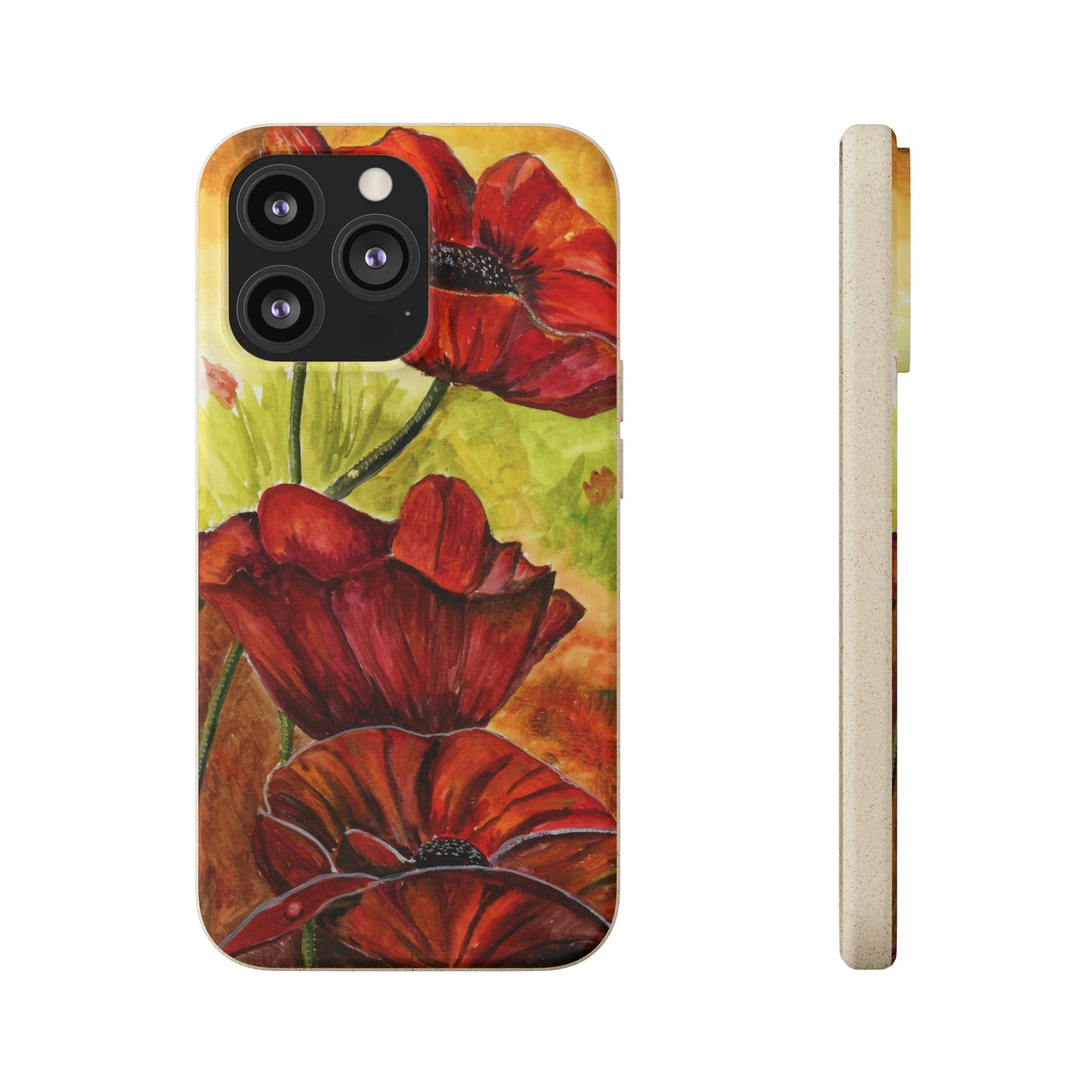 Eco Biodegradable Poppy Love iPhone & Samsung Case