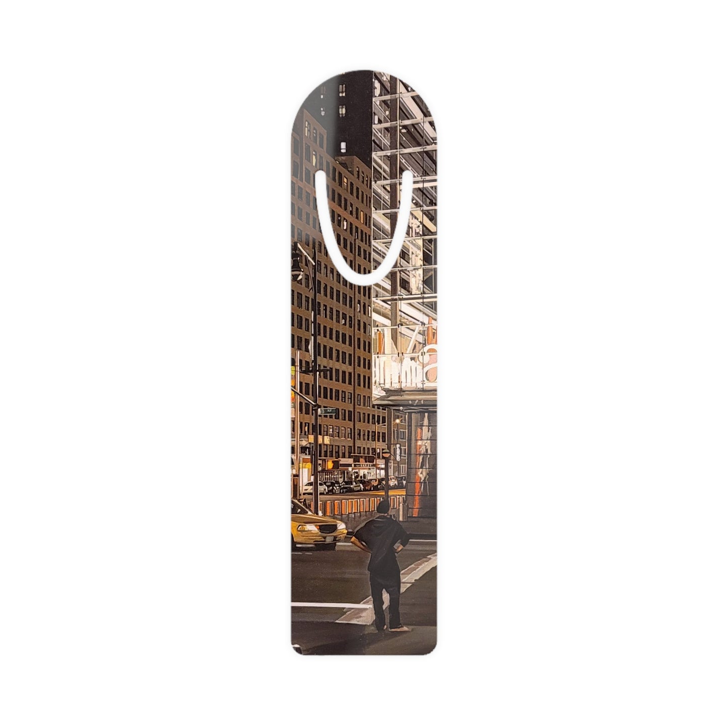 Columbus Circle Aluminum Bookmark