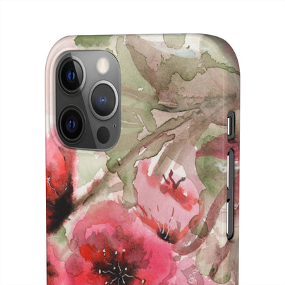 Evening Flowers iPhone & Samsung Snap Cases