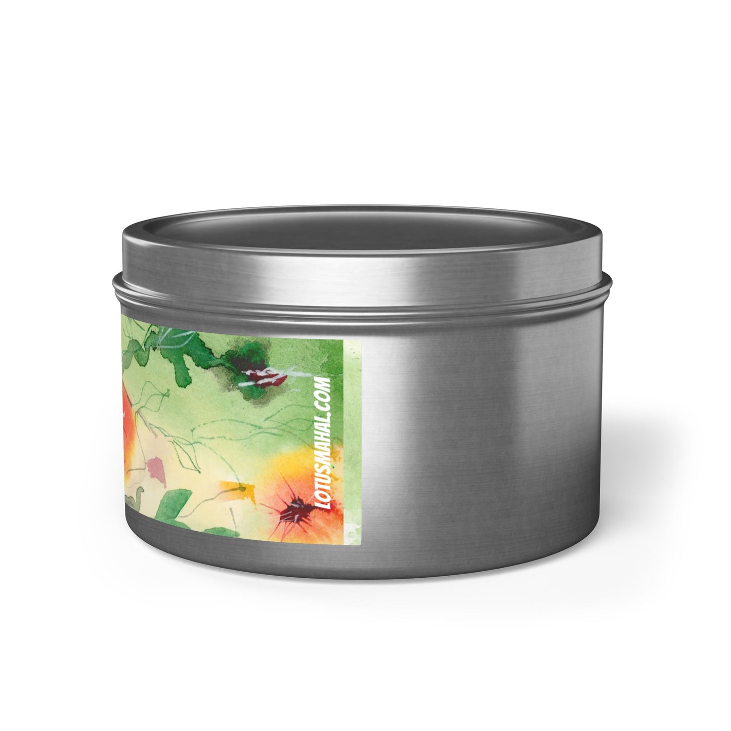 Sunset Flowers Watercolor Art Candles