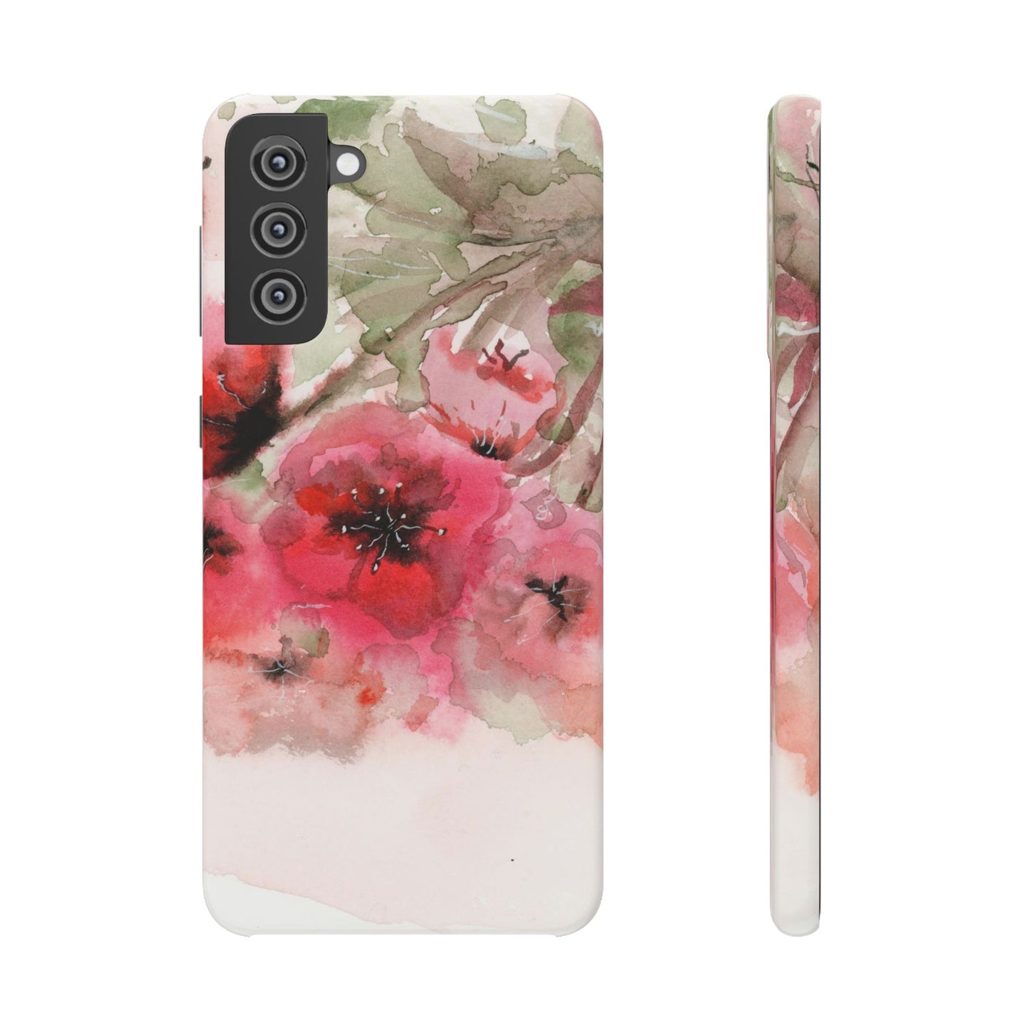 Evening Flowers iPhone & Samsung Snap Cases