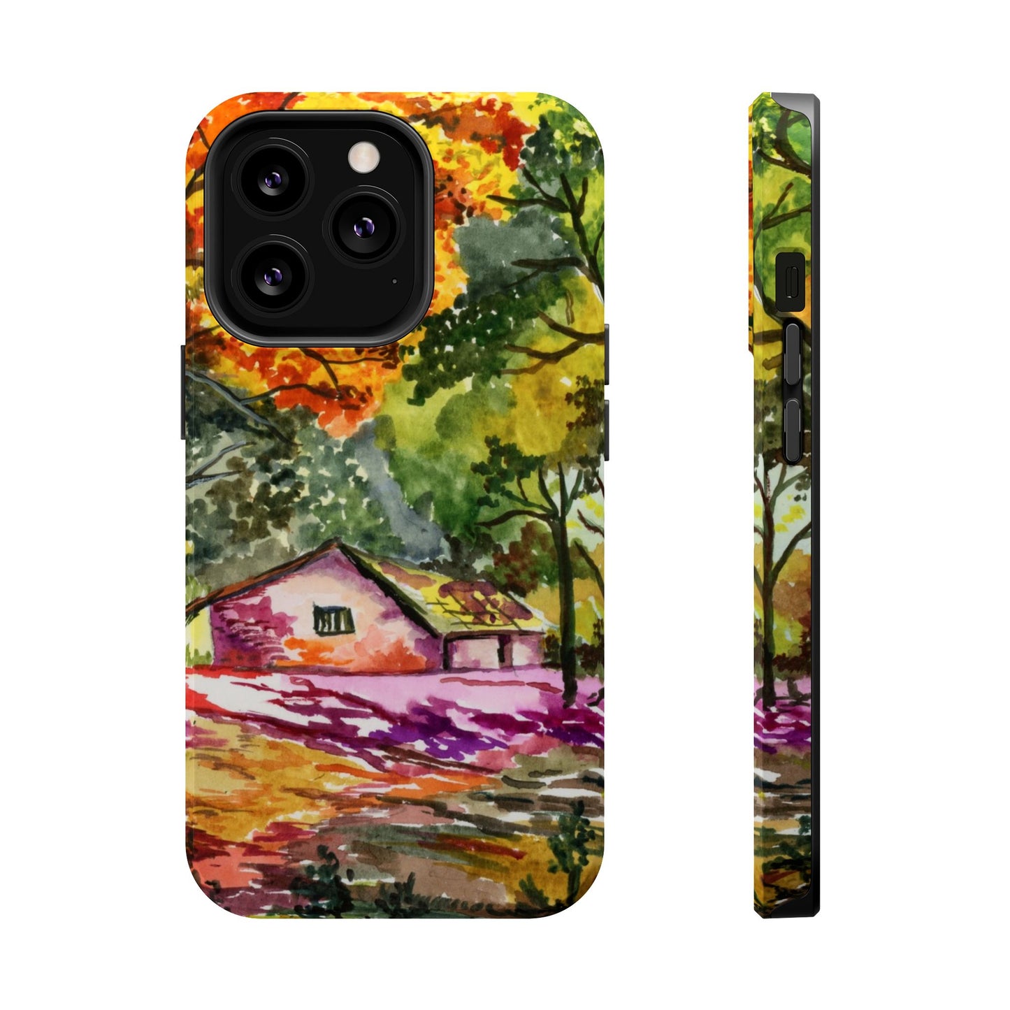 Rustic Autumn Reverie MagSafe® Impact Cases (iPhone 17 and others)