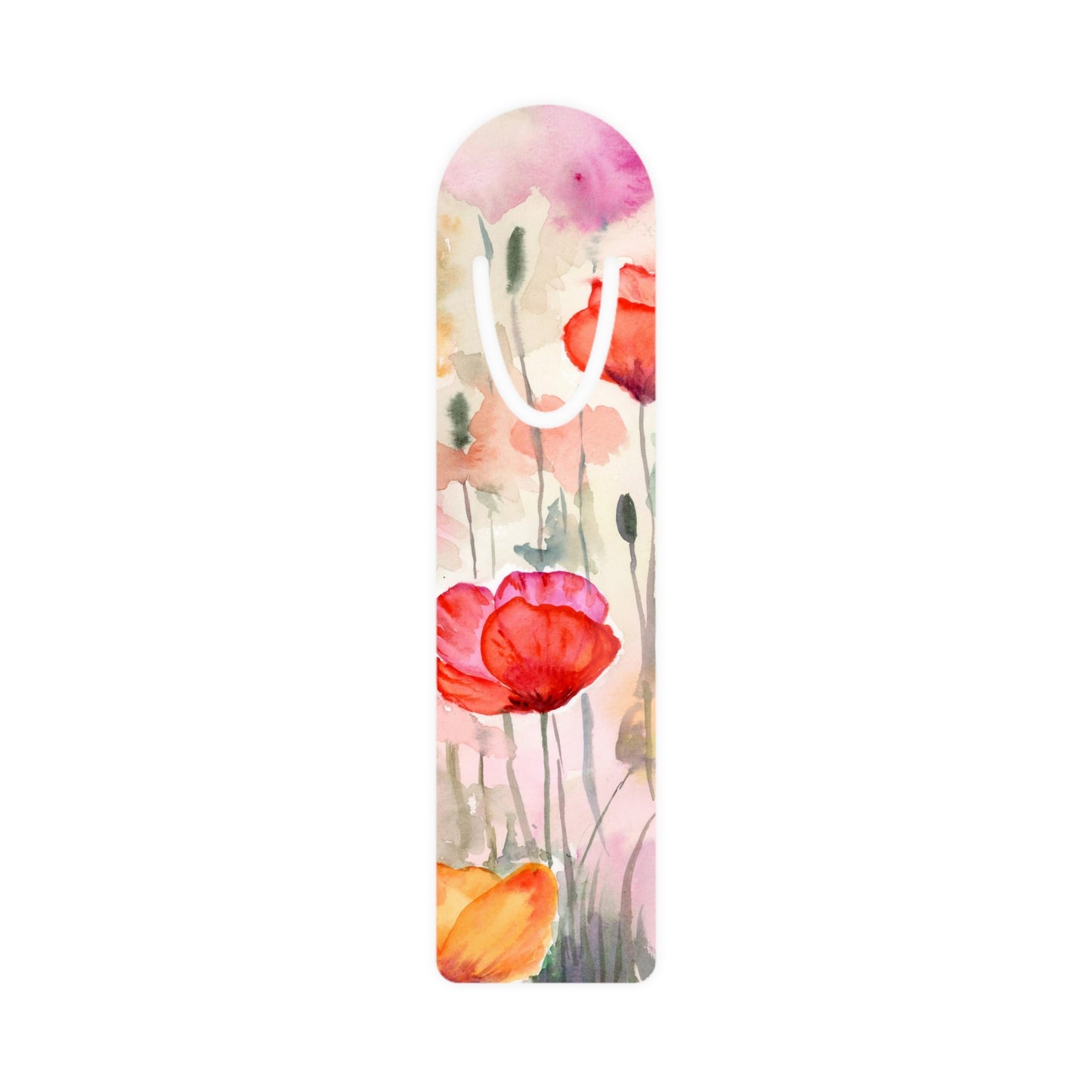 Wild Flower Aluminum Bookmark