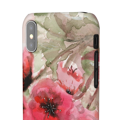 Evening Flowers iPhone & Samsung Snap Cases