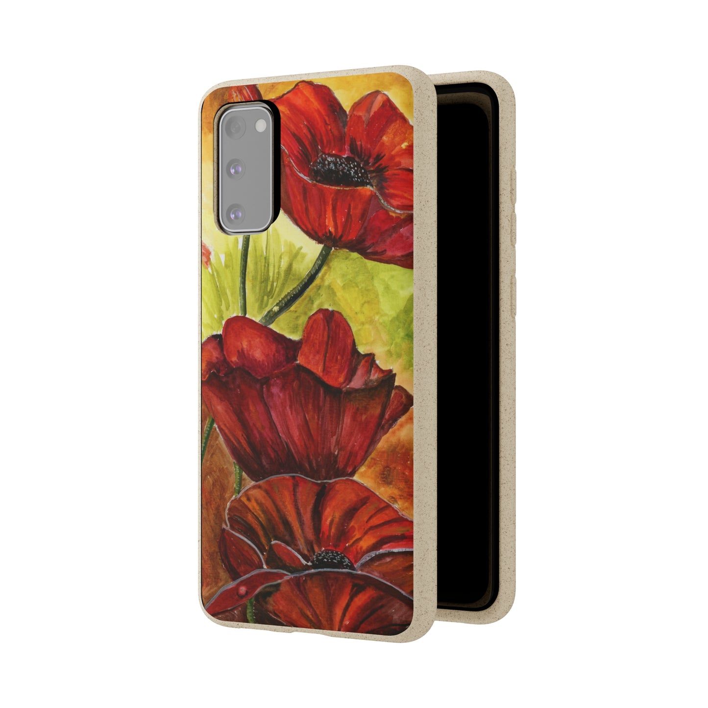 Eco Biodegradable Poppy Love iPhone & Samsung Case