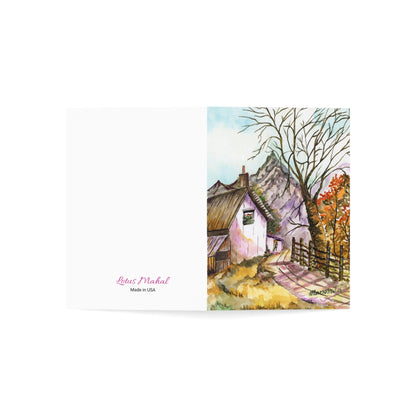 Leaf Peepin' All Occasion Greeting Cards