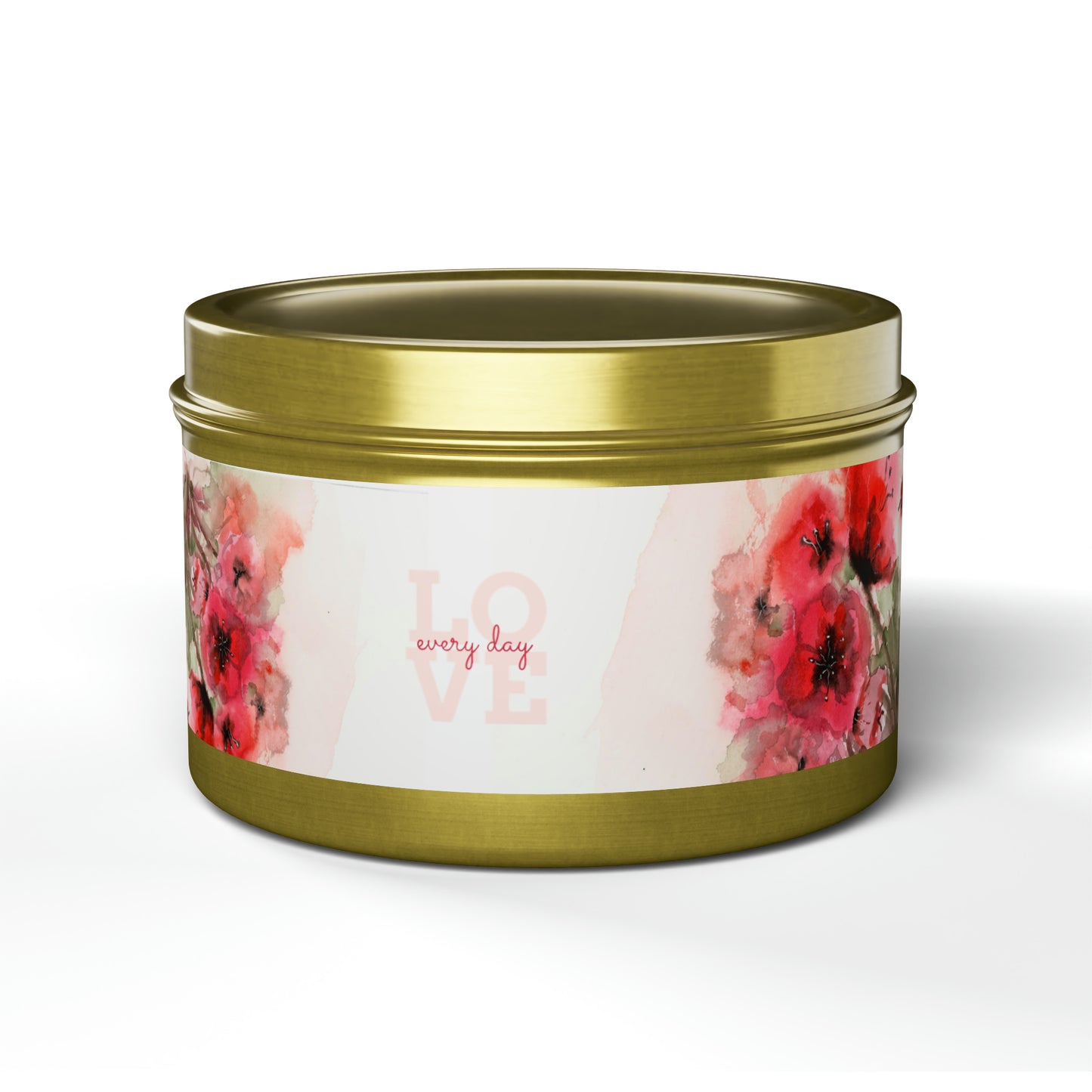 Poppy Love Everyday Tin Candles