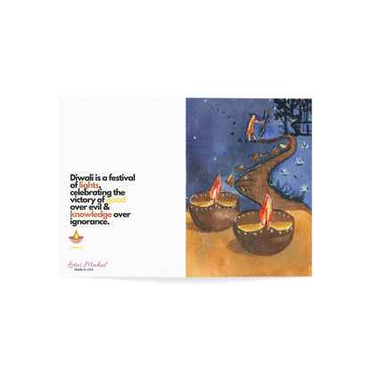 The Diwali Journey 2024 Greeting Cards (1, 10, 30, and 50pcs)