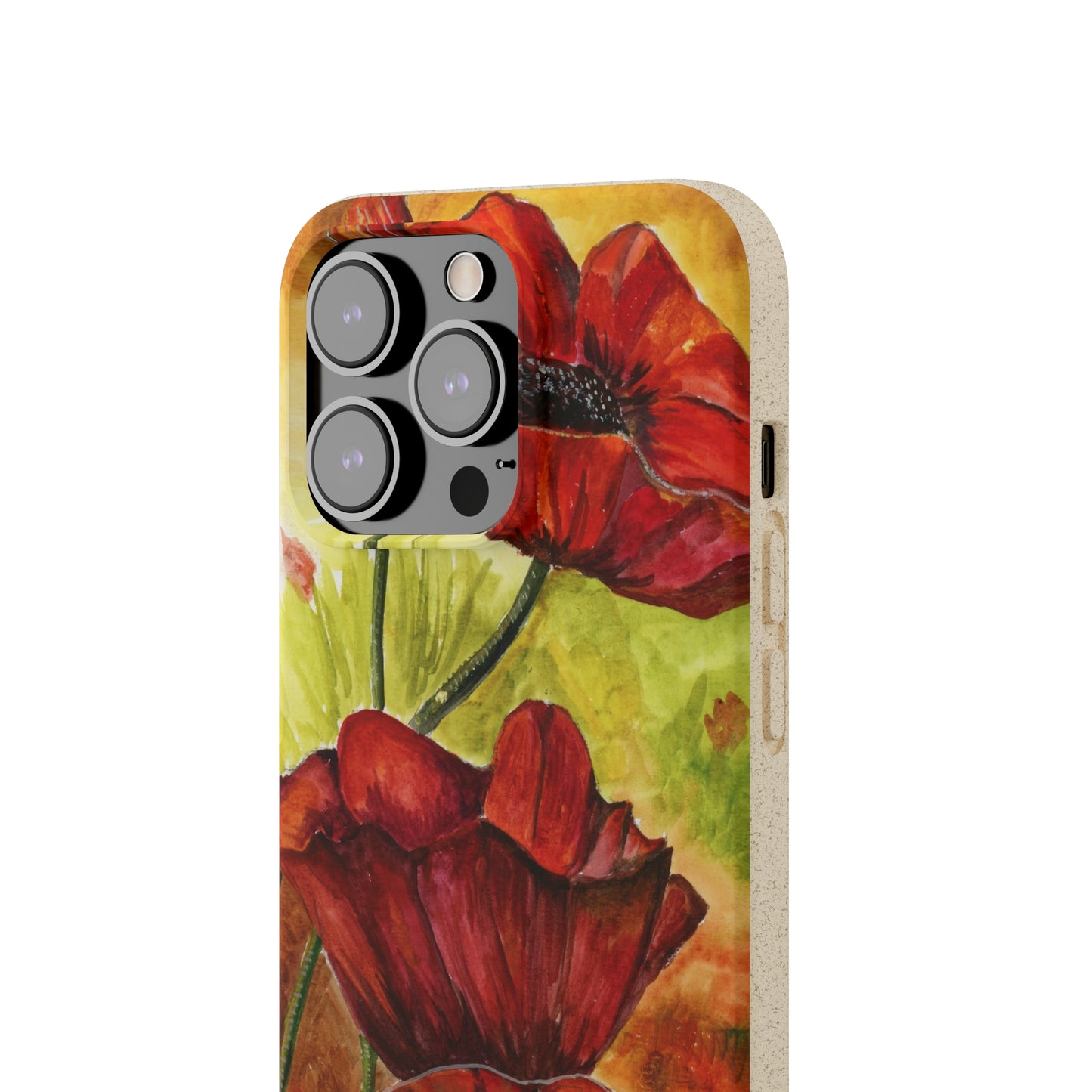 Eco Biodegradable Poppy Love iPhone & Samsung Case