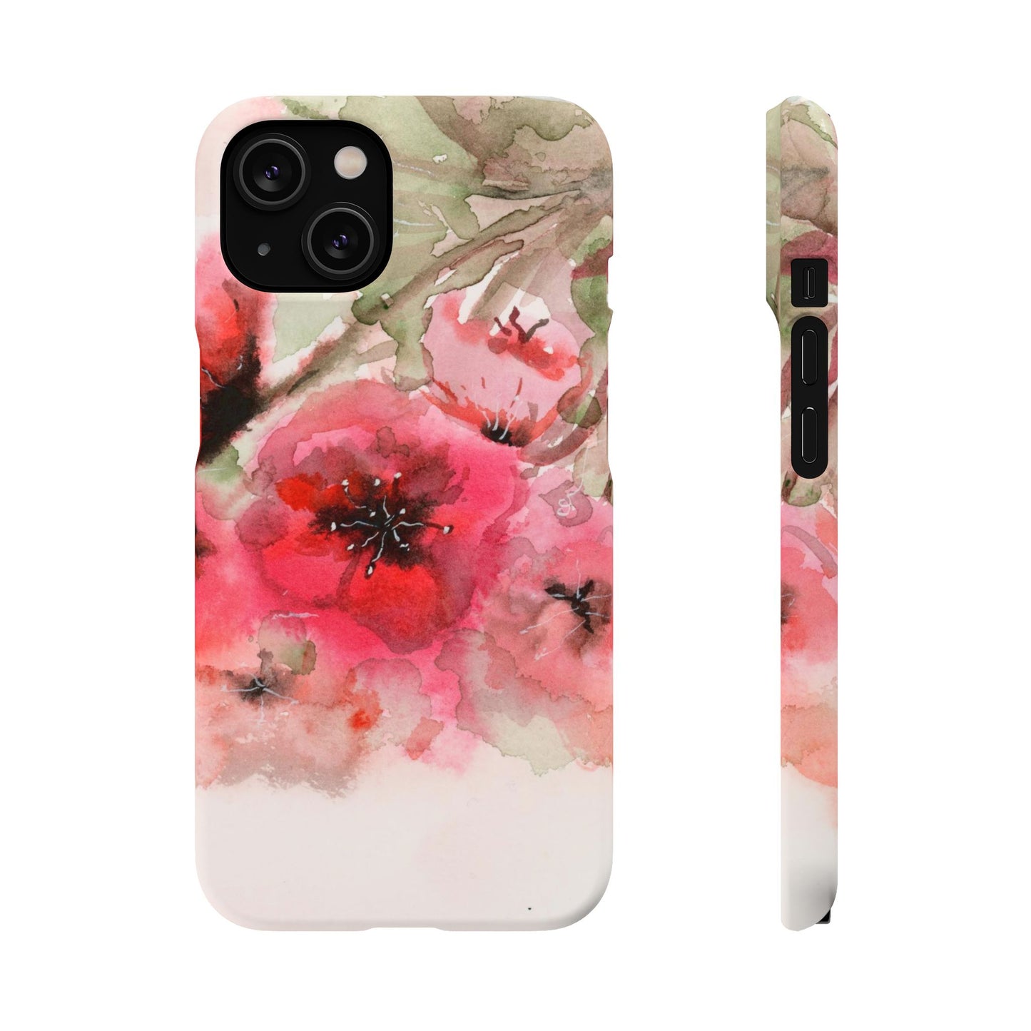 Evening Flowers iPhone & Samsung Snap Cases