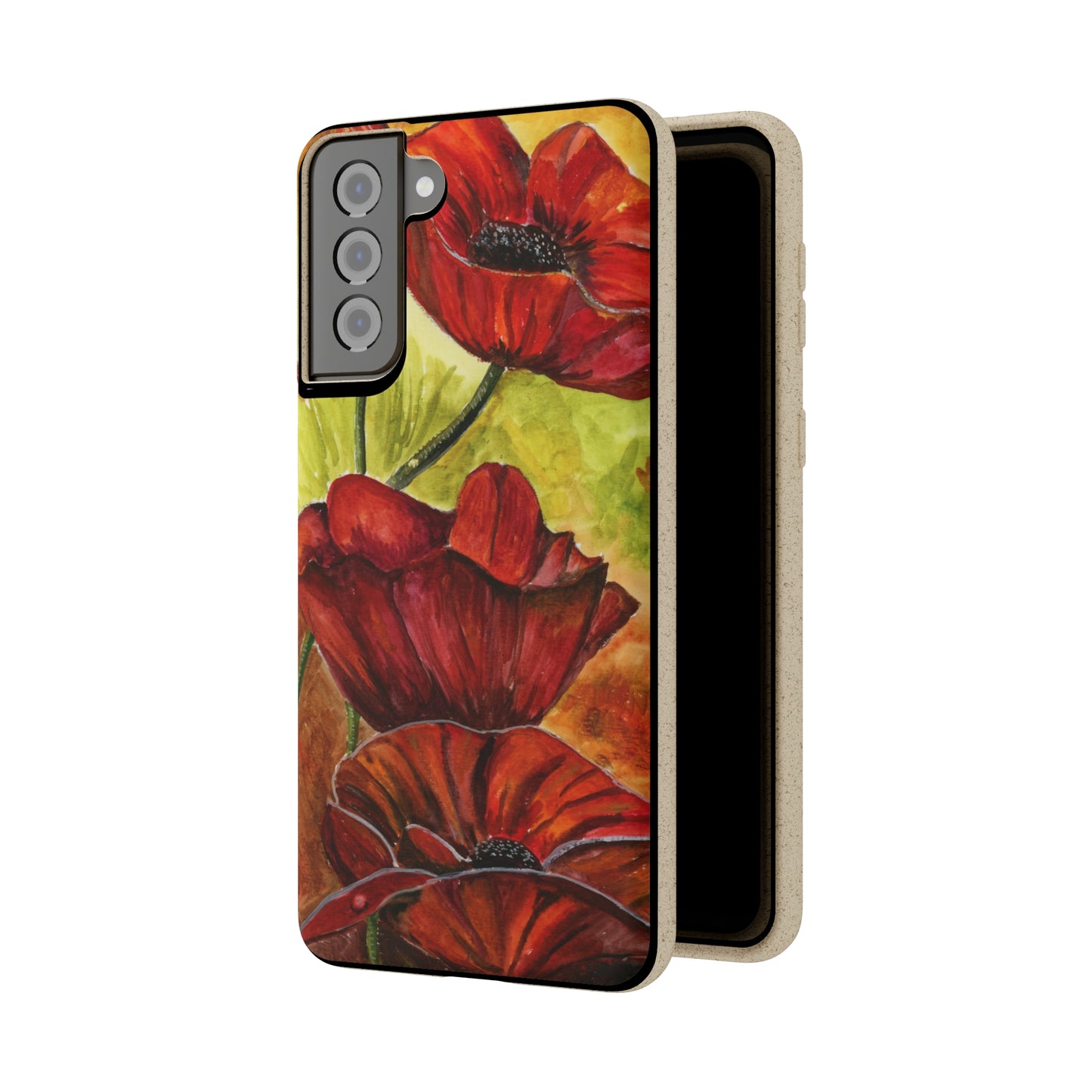 Eco Biodegradable Poppy Love iPhone & Samsung Case