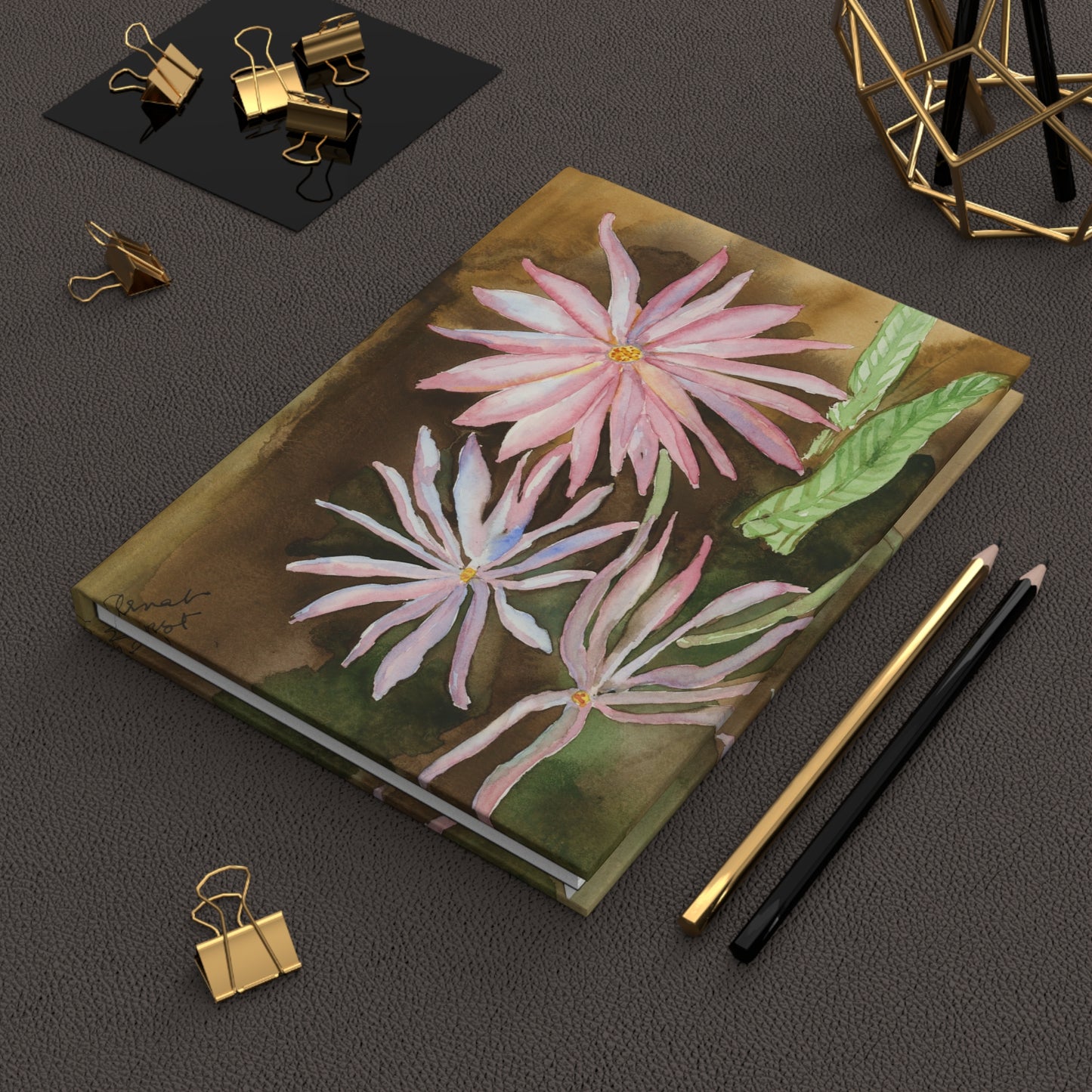 Fallen Flower Hardcover Notebook