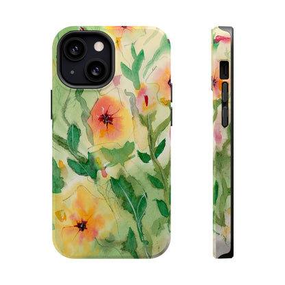 Sunset Flowers MagSafe® Impact Cases (iPhone 16 and others)