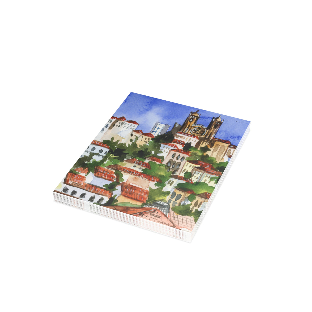 2 Nights in Porto – Watercolor Printed Postcard