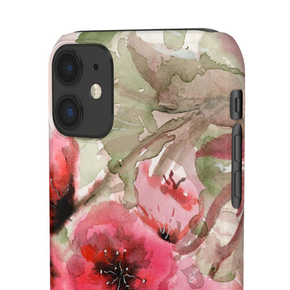 Evening Flowers iPhone & Samsung Snap Cases