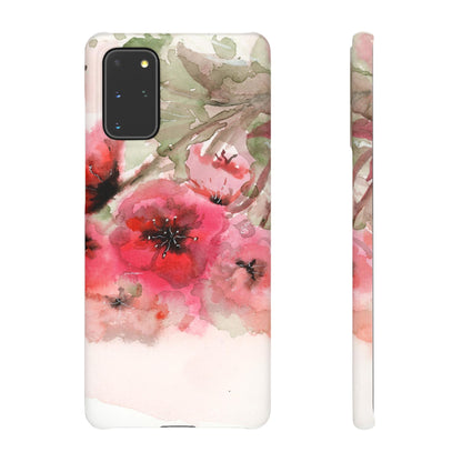 Evening Flowers iPhone & Samsung Snap Cases