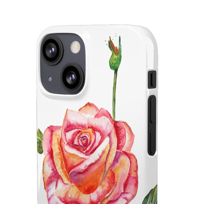 Fragrant Garden Rose iPhone & Samsung Snap Cases