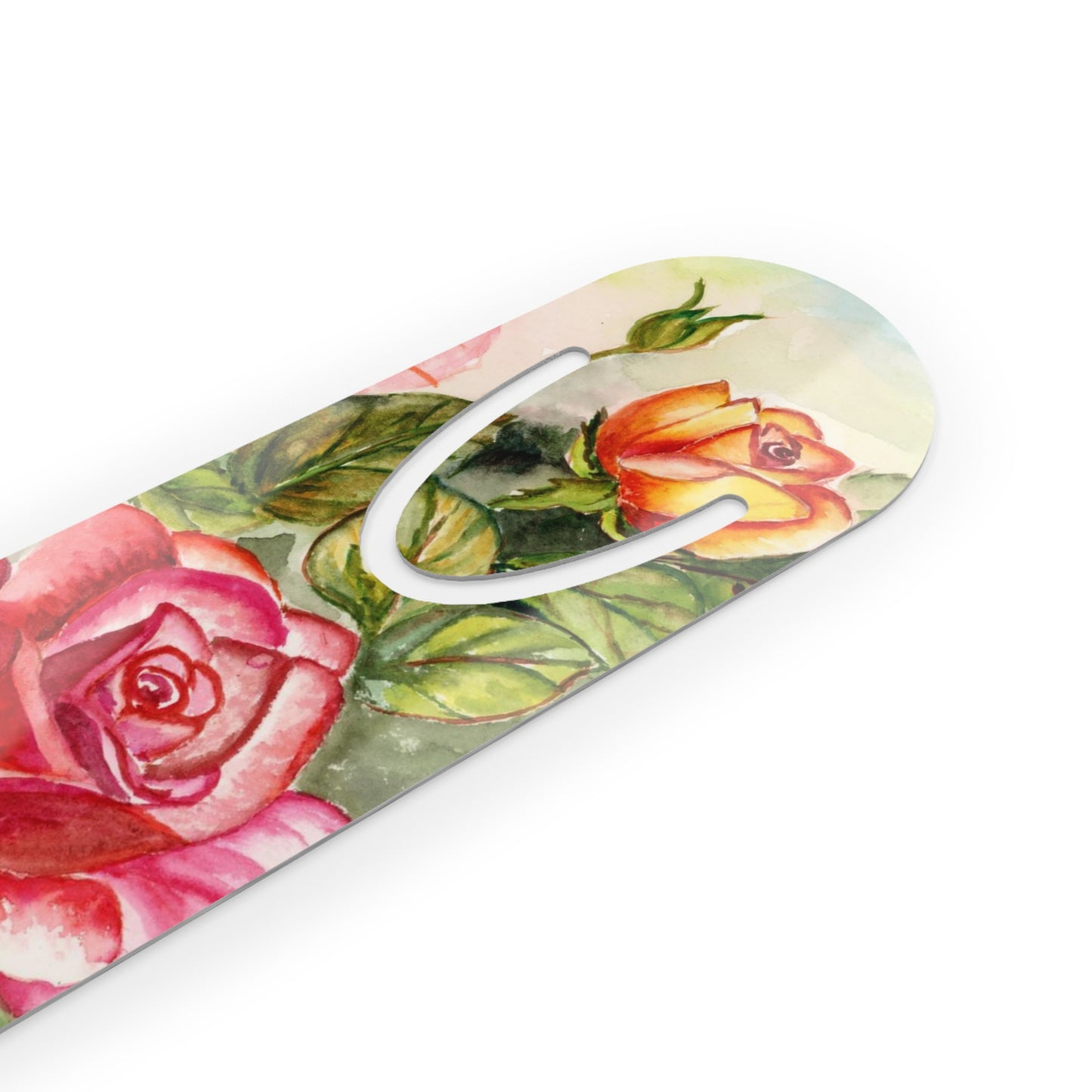 Roses Aluminum Bookmark