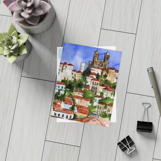 2 Nights in Porto – Watercolor Printed Postcard