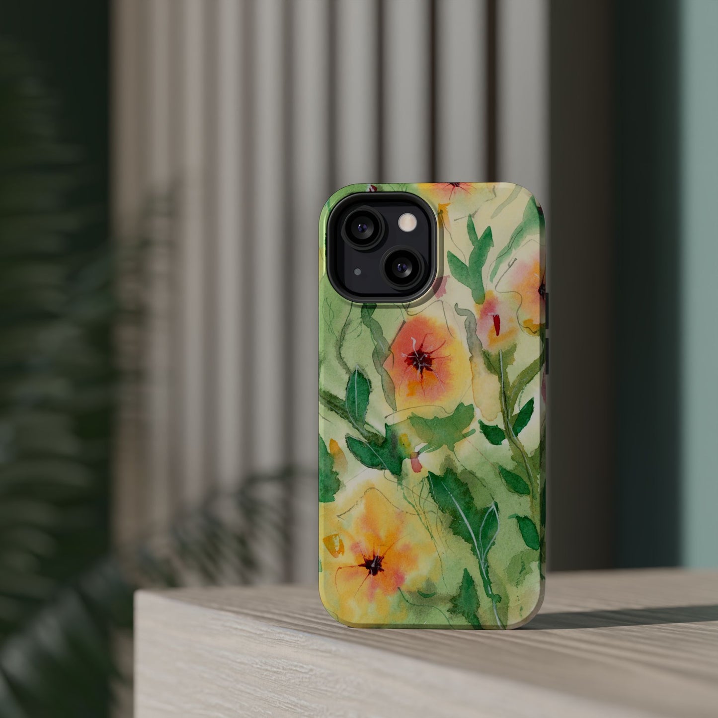 Sunset Flowers MagSafe® Impact Cases (iPhone 16 and others)