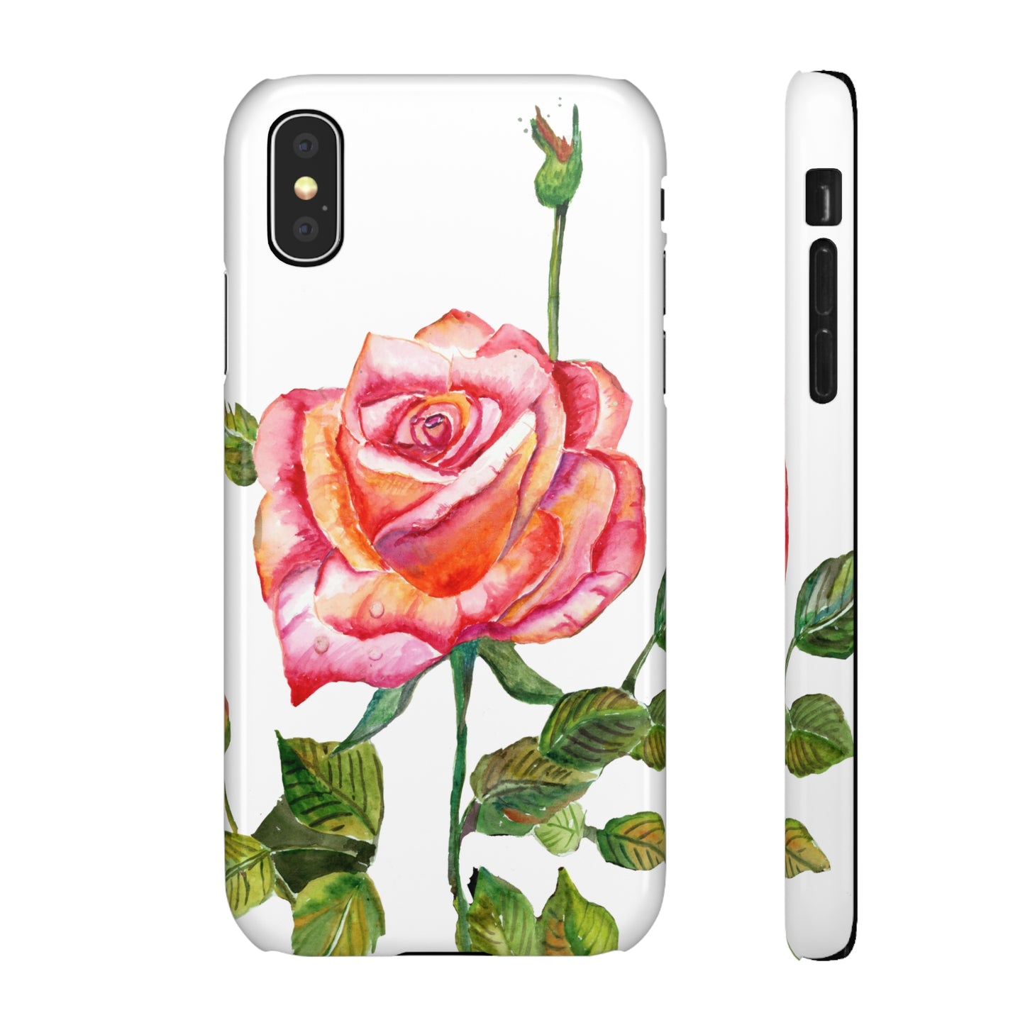 Fragrant Garden Rose iPhone & Samsung Snap Cases