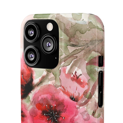 Evening Flowers iPhone & Samsung Snap Cases