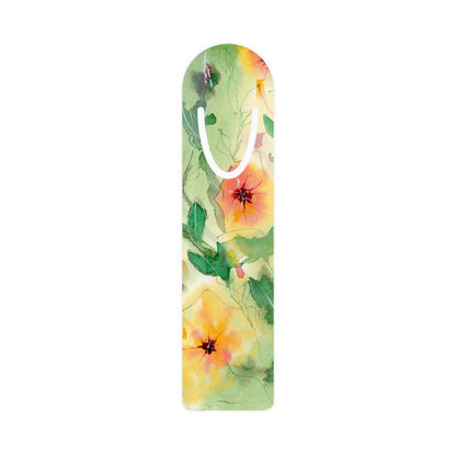 Sunset Flowers Aluminum Bookmark