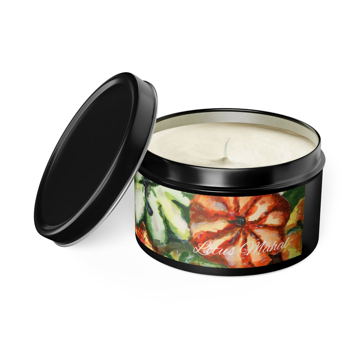 Fall Pumpkin Handmade Art Candles