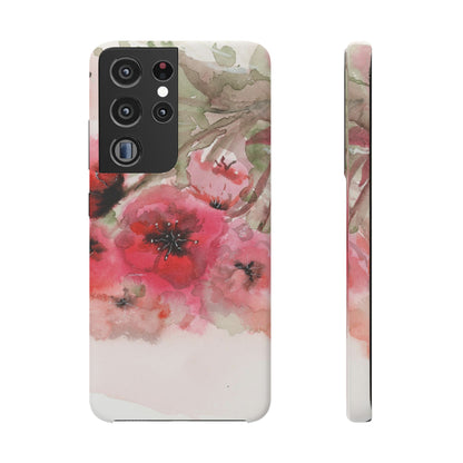 Evening Flowers iPhone & Samsung Snap Cases